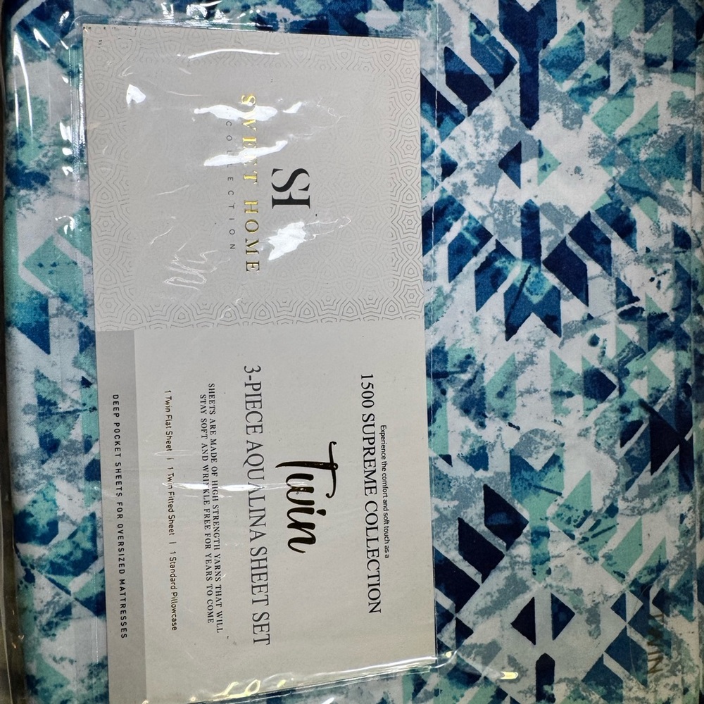 1500 count 3 piece twin sheet set